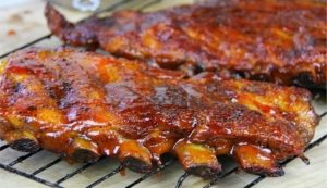 BBQ ribs from oven