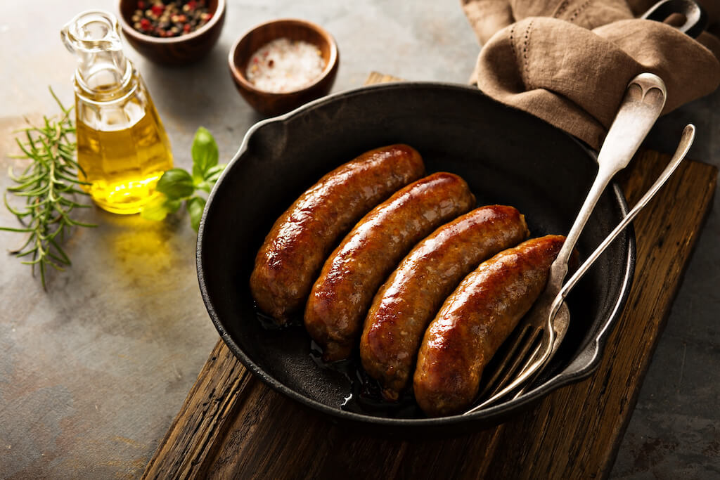 A homemade sausage recipe.