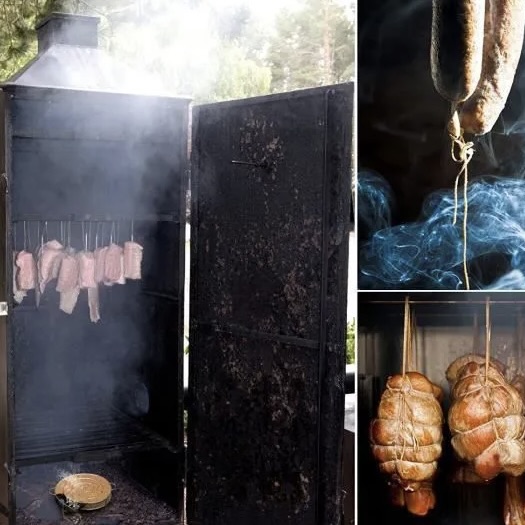 Fumoir à viande.
