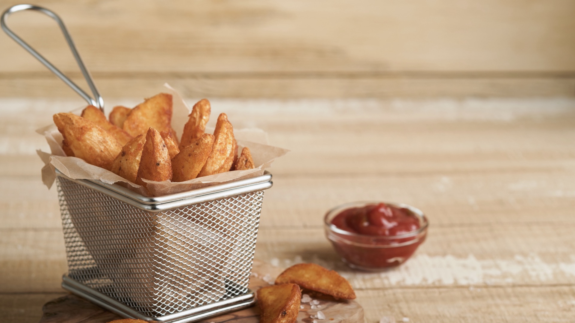 Petit panier de frite.