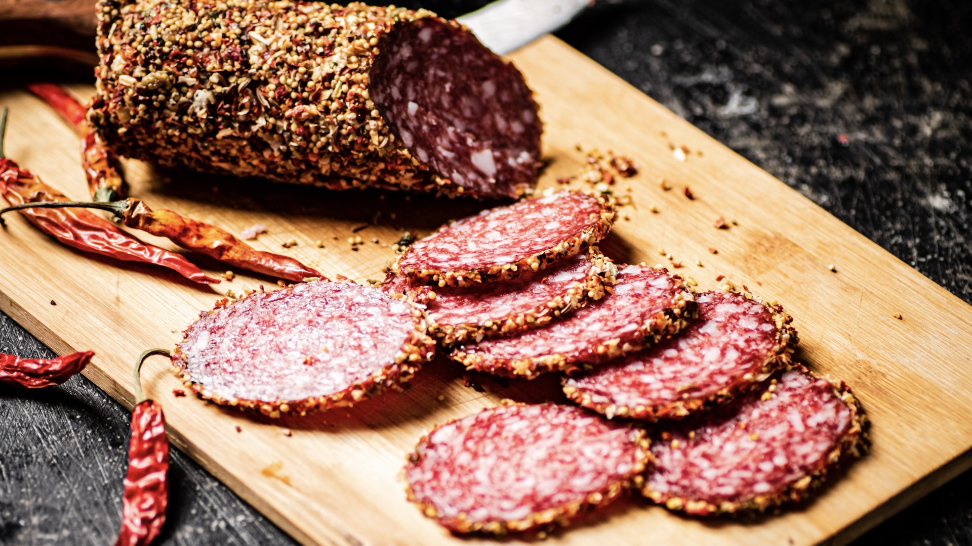 Beef salami